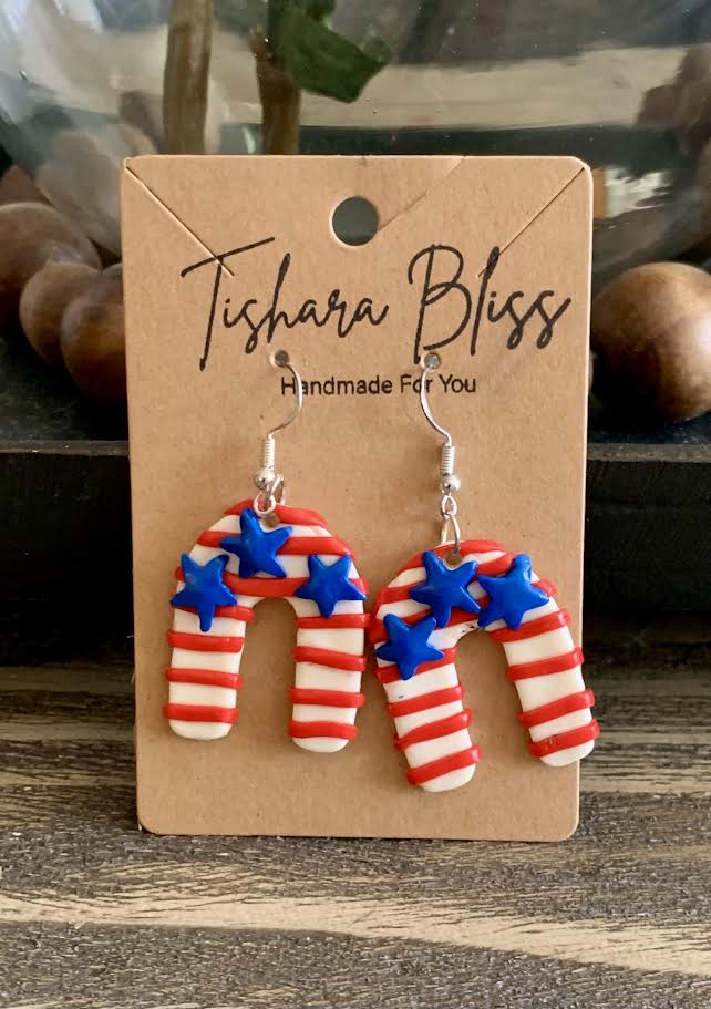 Red, White, & Blue Horseshoes With Stars