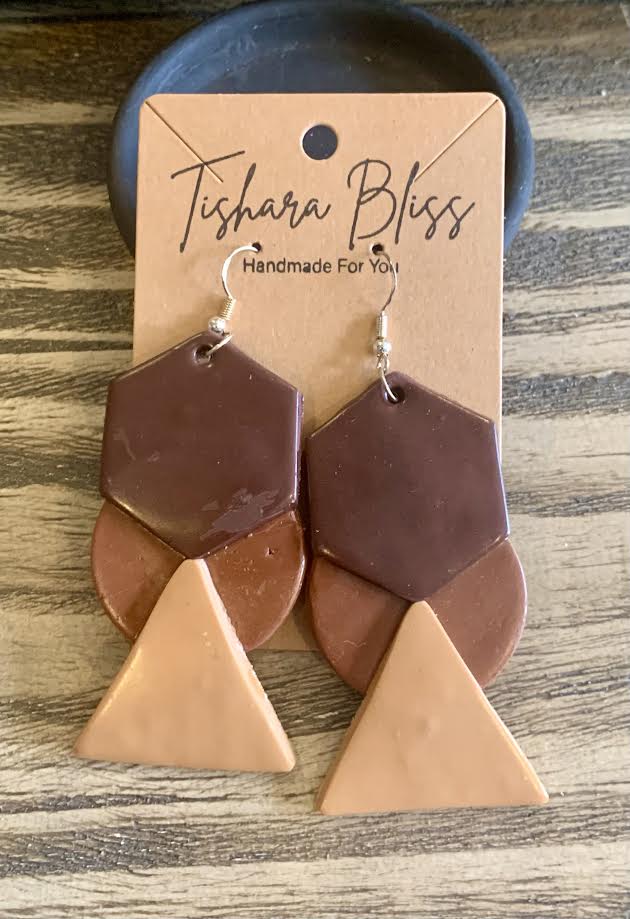 Brown On Brown On Brown Geometric Shapes II