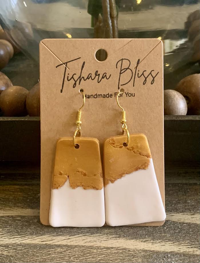 Peach & Gold Trapezoids