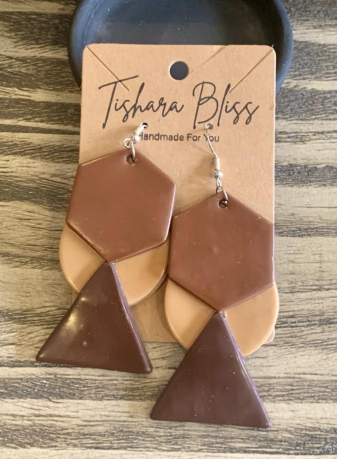 Brown On Brown On Brown Geometric Shapes