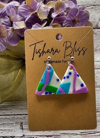 Blue & Purple Triangles
