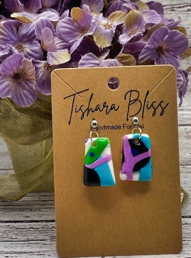 Blue & Purple Small Trapezoids