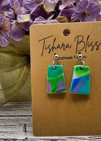 Blue & Green Small Trapezoids