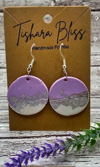 Lavender & Gray Circles