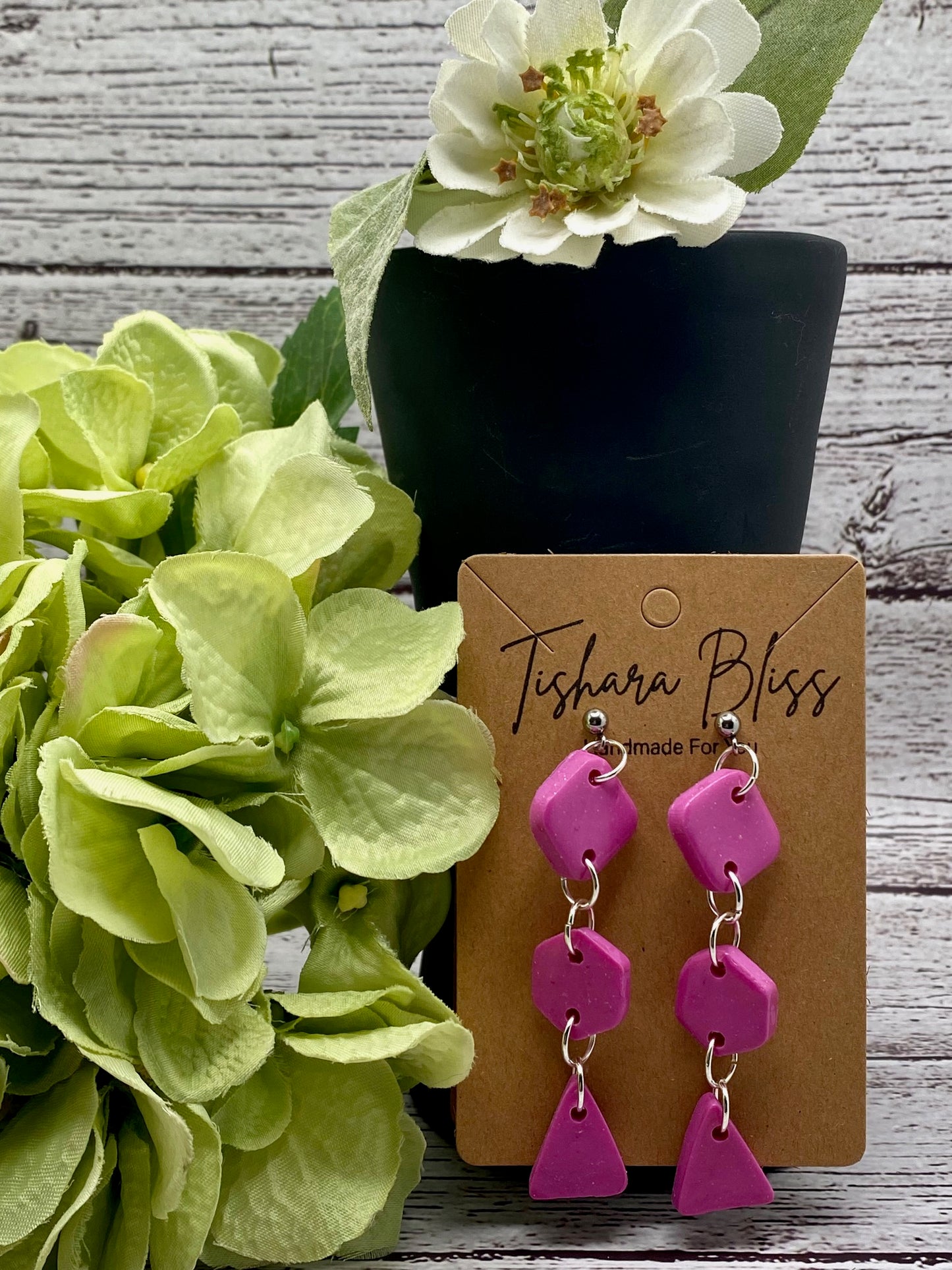 Pink Geometric Shapes