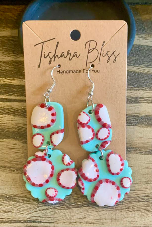 Peppermint Wavy Circles