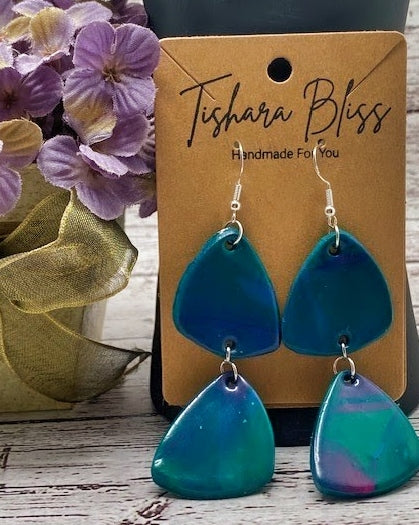 Blue & Green Double Triangles