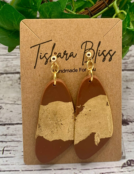 Gold & Brown Geometric Shapes