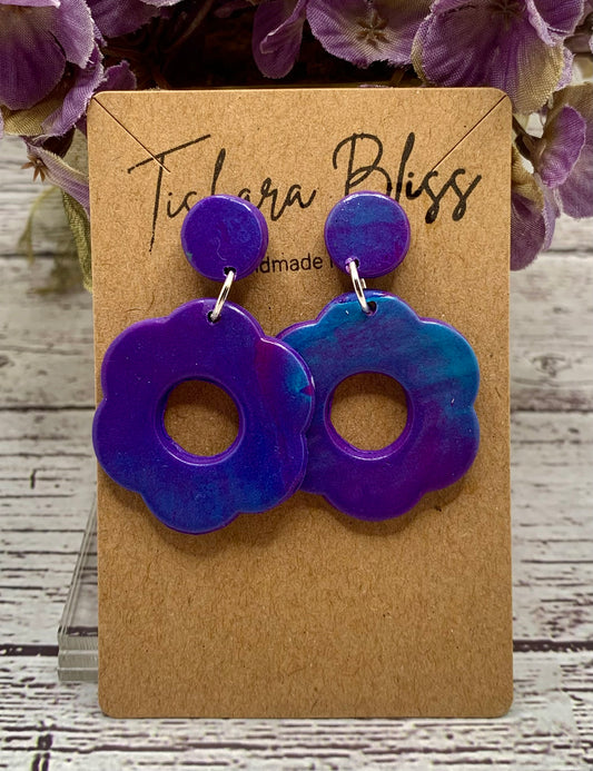 Purple & Blue Daisies
